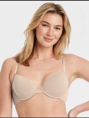 NWOT Auden Everyday slightly Lined Demi Bra 34DD